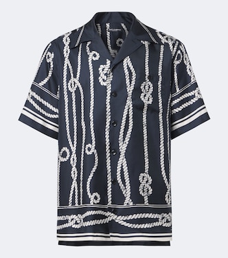 Printed silk bowling shirt | Dolce&Gabbana