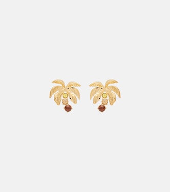 Palm Tree embellished earrings | Oscar de la Renta