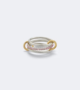 Ring Tigris aus Sterlingsilber und 18kt Gelbgold mit Saphiren | Spinelli Kilcollin