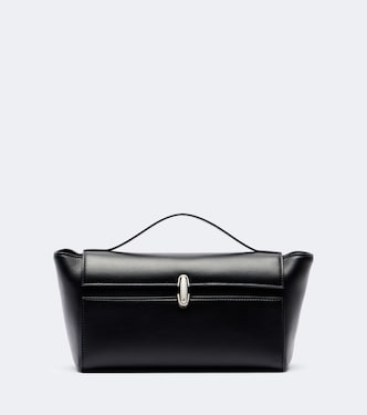 Symmetry Trapeze Small leather top-handle bag | Savette