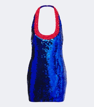 Lunexa embellished halterneck minidress | Retrofête
