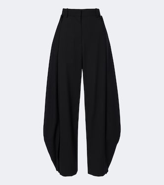 Wool barrel-leg pants | Loewe