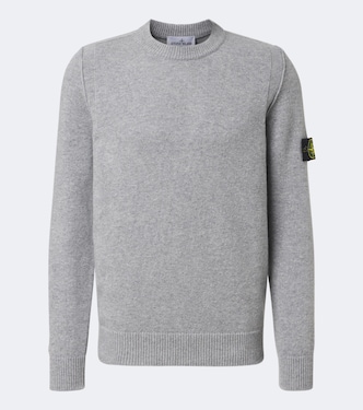 Pullover Compass in misto lana con patch | Stone Island