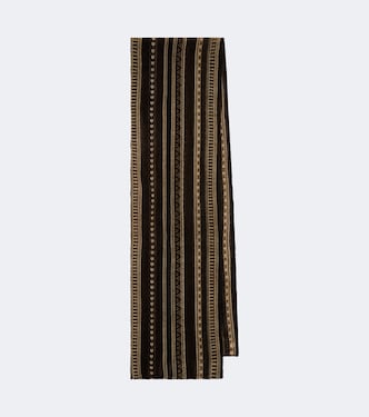 Écharpe en laine à motif jacquard | RRL