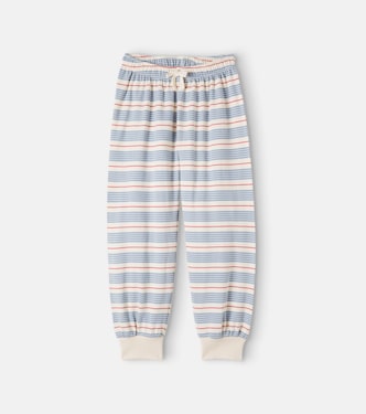 Spotty striped cotton-blend sweatpants | Konges Sløjd