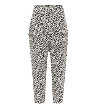 Pantalon Cecilia imprimé en soie | Stella McCartney