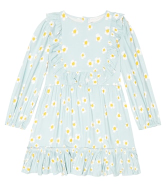 Ruffle-trimmed floral dress | Stella McCartney Kids