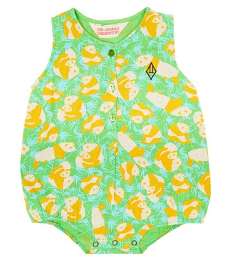 Baby Butterfly printed cotton bodysuit | The Animals Observatory
