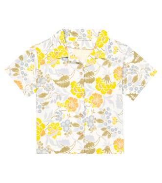 Gianni floral linen and cotton shirt | The New Society