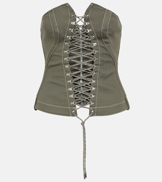 Corset cotton top | Dion Lee