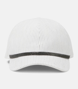 Linen and cotton baseball cap | Brunello Cucinelli