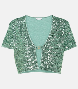 Sequined crop top | Oséree
