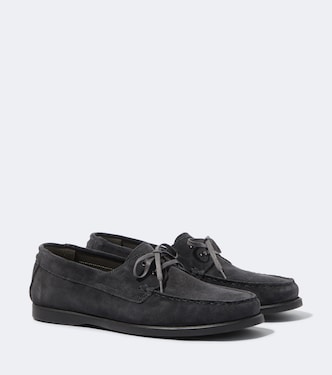 Chaussures bateau City Moc en daim | Saman Amel