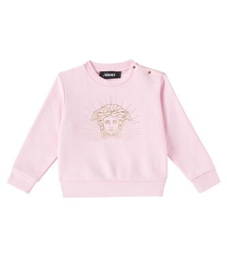 Baby Medusa cotton jersey sweatshirt | Versace Kids