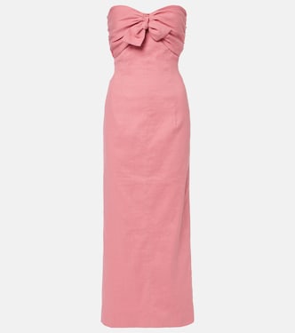 Robe longue Rahel en lin et coton mélangé | Tove