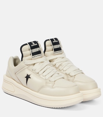 x Converse Turbowpn leather sneakers | Rick Owens