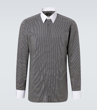 Polka-dot cotton poplin shirt | Tom Ford
