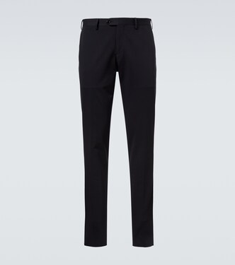Cotton-blend slim pants | Lardini