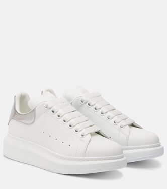 Oversized leather sneakers | McQueen