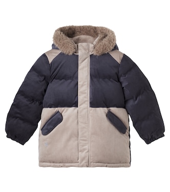 Jasper corduroy puffer jacket | Wheat