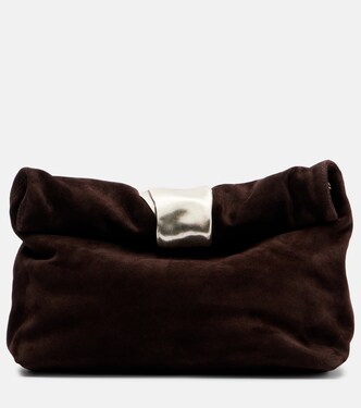 Cuff suede clutch | Staud