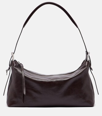 Small belted leather shoulder bag | Lemaire