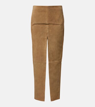 Suede maxi skirt | Rick Owens