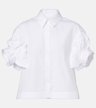 Puff-sleeve cotton shirt | Simone Rocha