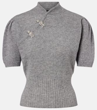 Embellished cashmere sweater | Simone Rocha