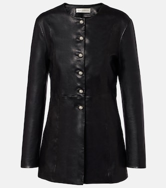 Parlor leather jacket | Nour Hammour