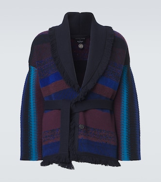 x Alanui cashmere-blend cardigan | Giorgio Armani