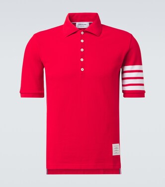 4-Bar cotton polo shirt | Thom Browne