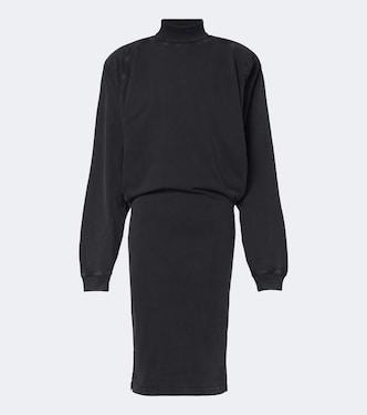 Cotton jersey sweatshirt dress | Mugler