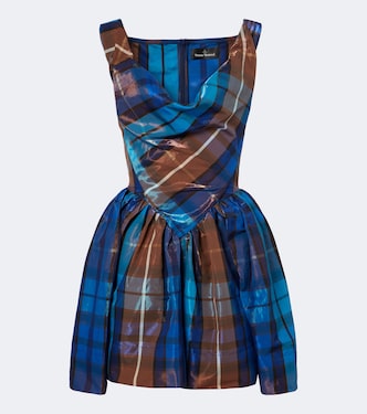 Abito corto Sunday in twill a quadri | Vivienne Westwood