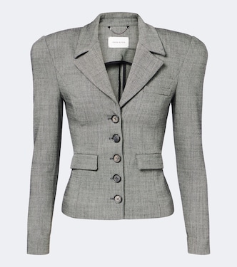 Veste en laine mélangée à chevrons | Magda Butrym