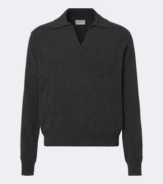 Wool and cashmere-blend polo sweater | Moncler