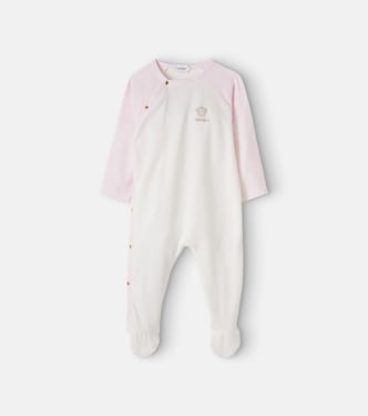 Baby Medusa cotton-blend onesie | Versace Kids