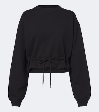 Cropped Sweatshirt aus Baumwoll-Jersey | Dries Van Noten