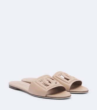 DG leather slides | Dolce&Gabbana