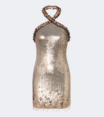 Naya sequined halterneck minidress | Simkhai