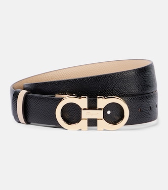 Cinturón Gancini de piel reversible  | Ferragamo