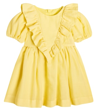 Baby cotton-blend dress | Stella McCartney Kids