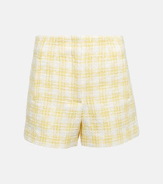 Jazmin gingham tweed shorts | Veronica Beard