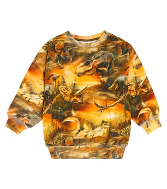 Monti printed cotton sweatshirt | Molo
