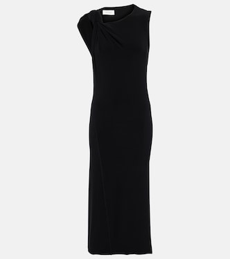 Nuble asymmetric jersey midi dress | Sportmax