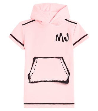 Trompe l'oeil cotton terry dress | Marc Jacobs Kids
