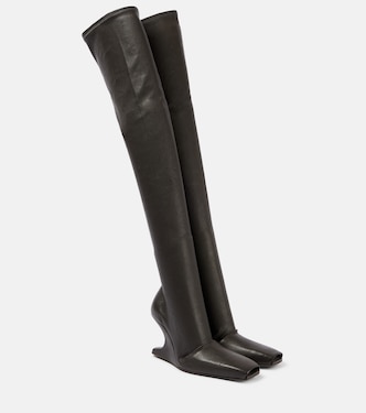 Botas mosqueteras Cantilever de piel | Rick Owens