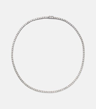 Choker Hepburn en or blanc 18 ct et diamants | Anita Ko