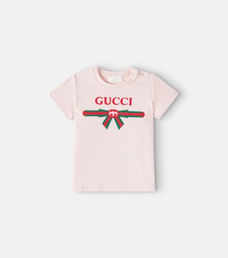 Baby Bedrucktes T-Shirt aus Baumwoll-Jersey | Gucci Kids