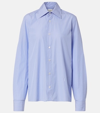 Cassandre pinstripe cotton poplin shirt | Saint Laurent
